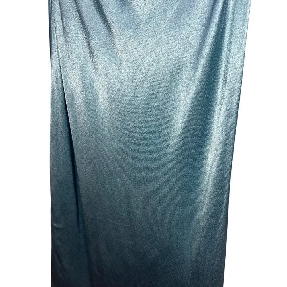 NEW NWT Bec + Bridge Moon Dance Strapless Maxi Dress Seaspray Blue